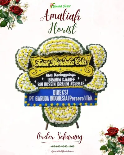 Papan Bunga Duka di Bojongsari